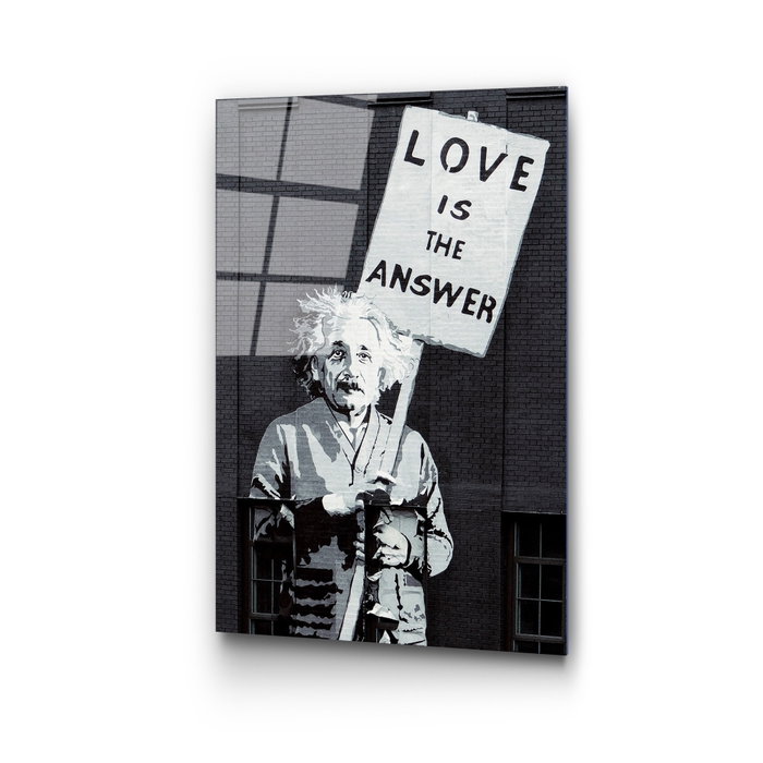 Wallity Cuadro Decorativo de Vidrio Templado Banksy UV-489 45 x 65 cm Wallity Cuadro Decorativo de Vidrio Templado Banksy UV-489 45 x 65 cm
